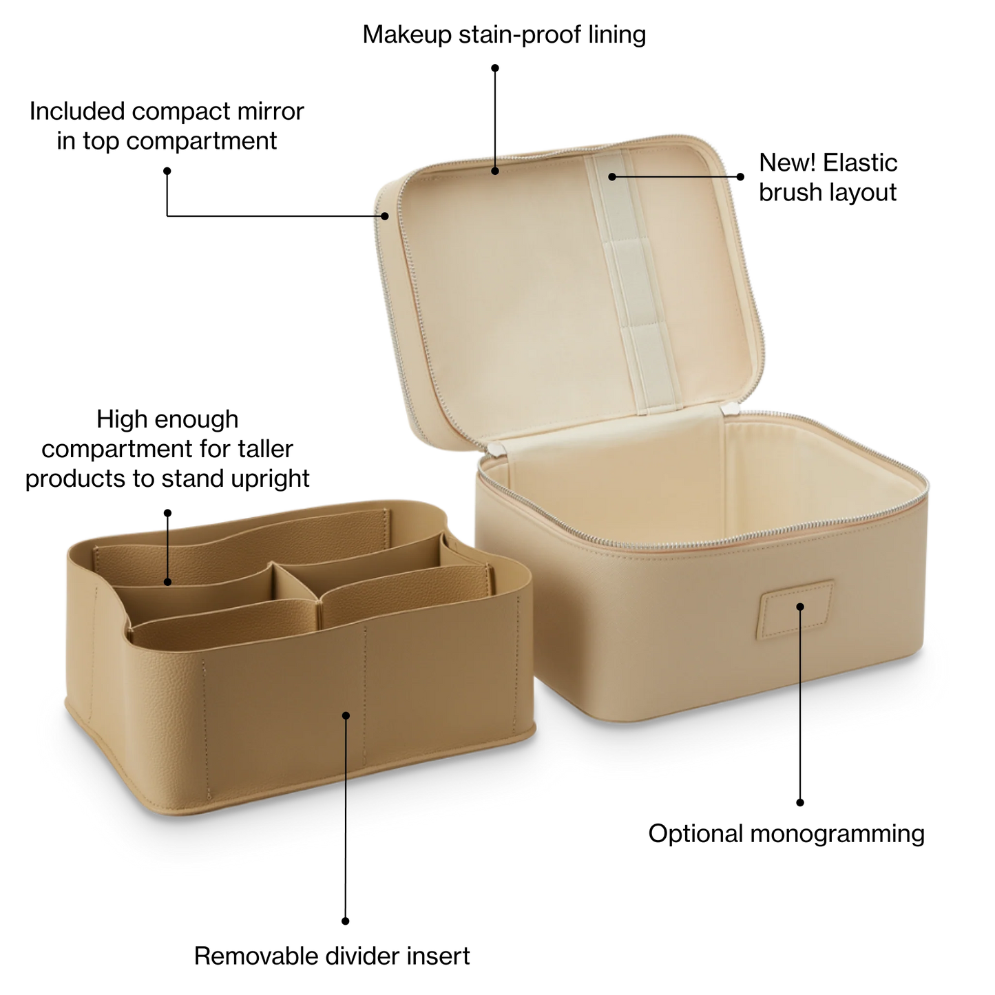 Double-Tier Vanity Case